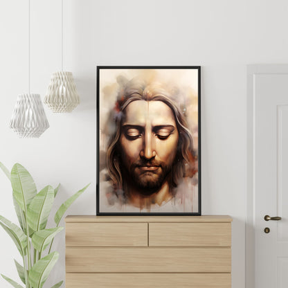 Silent Prayer | Watercolor Style | Fine Art Print