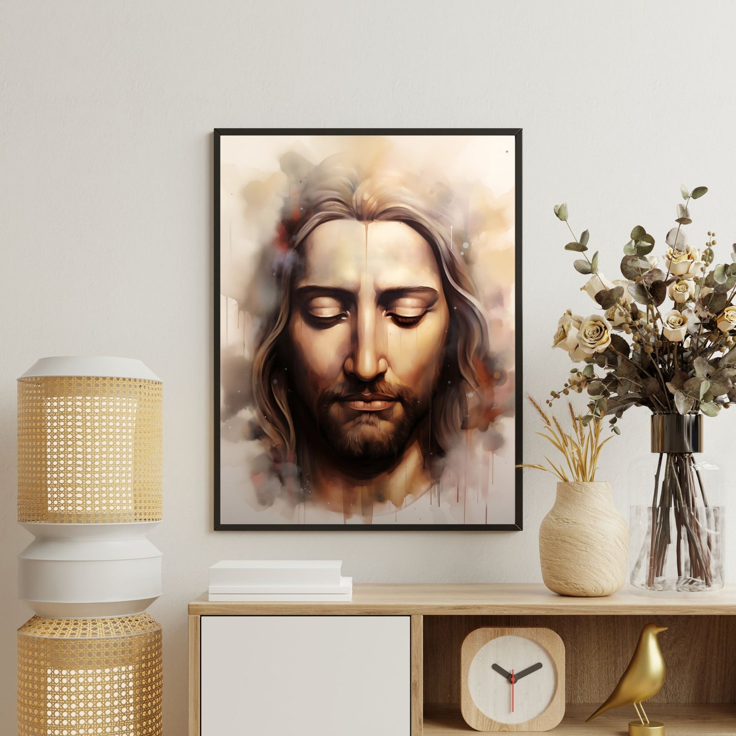 Silent Prayer | Watercolor Style | Fine Art Print