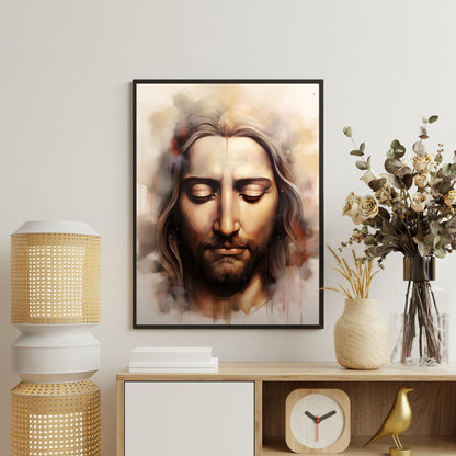 Silent Prayer | Watercolor Style | Fine Art Print
