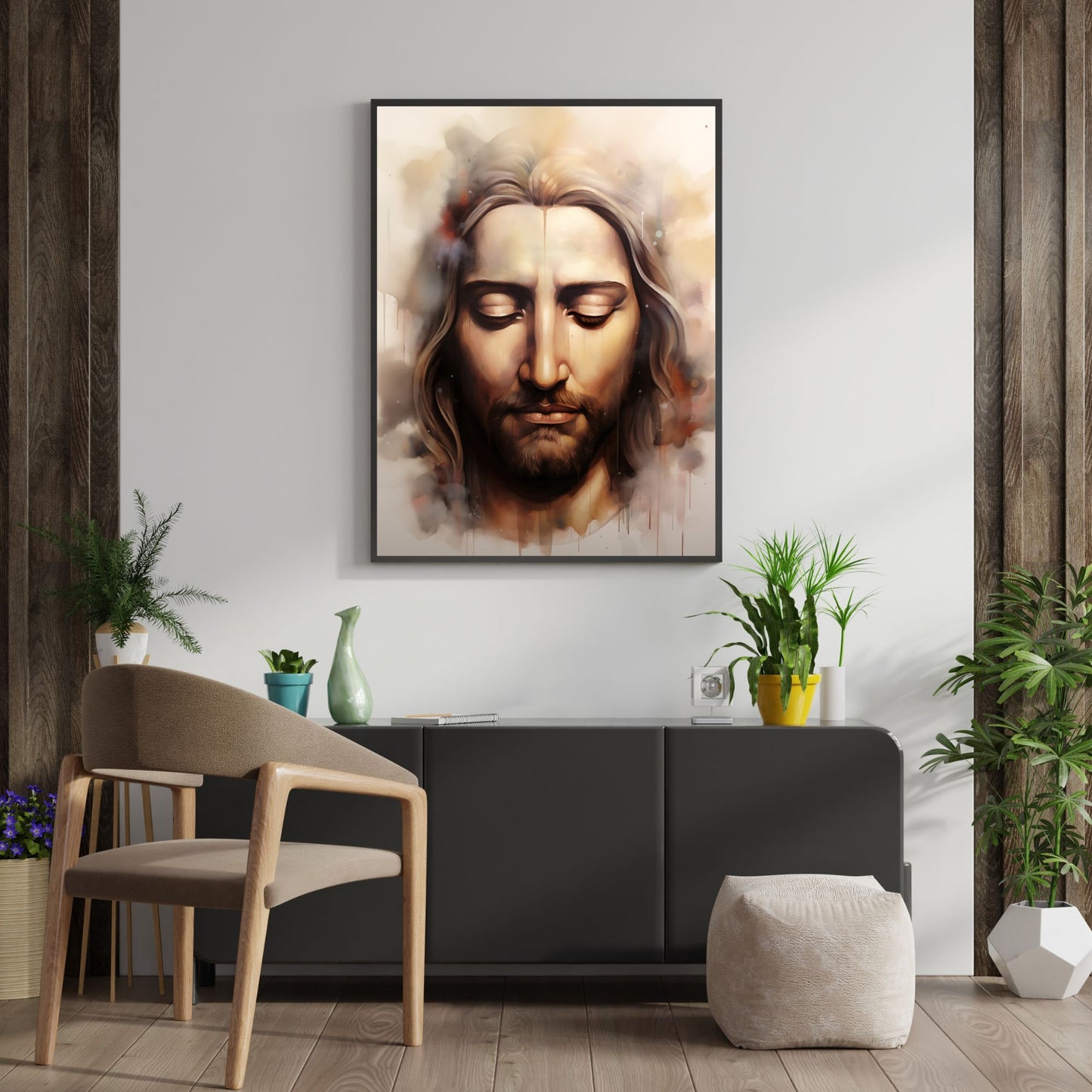 Silent Prayer | Watercolor Style | Fine Art Print