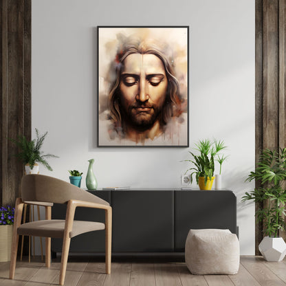 Silent Prayer | Watercolor Style | Fine Art Print