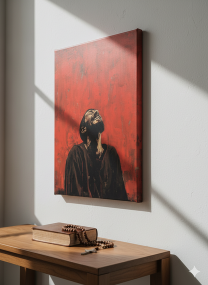 Sin Defeated | Saint Francis Of Assisi | Catholic Canvas Wall Art