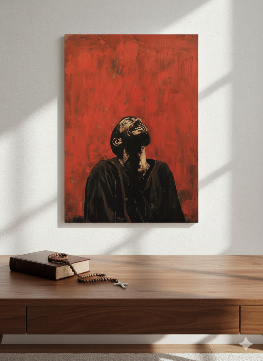 Sin Defeated | Saint Francis Of Assisi | Catholic Canvas Wall Art