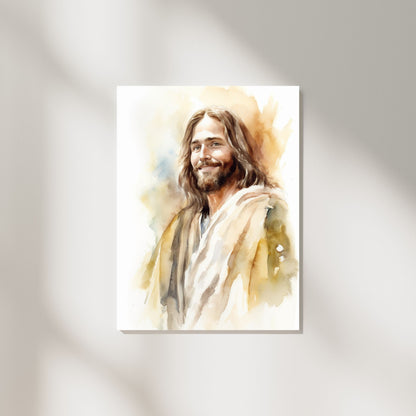 Smile Of Grace | Watercolor Style | Fine Art Print