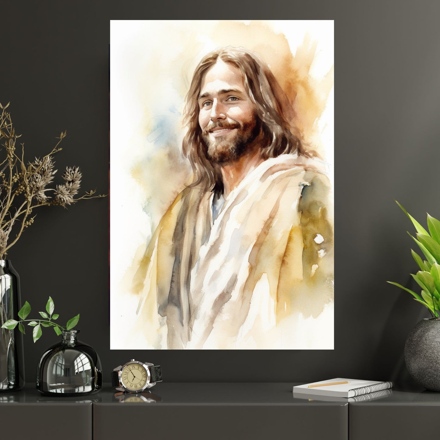Smile Of Grace | Watercolor Style | Fine Art Print