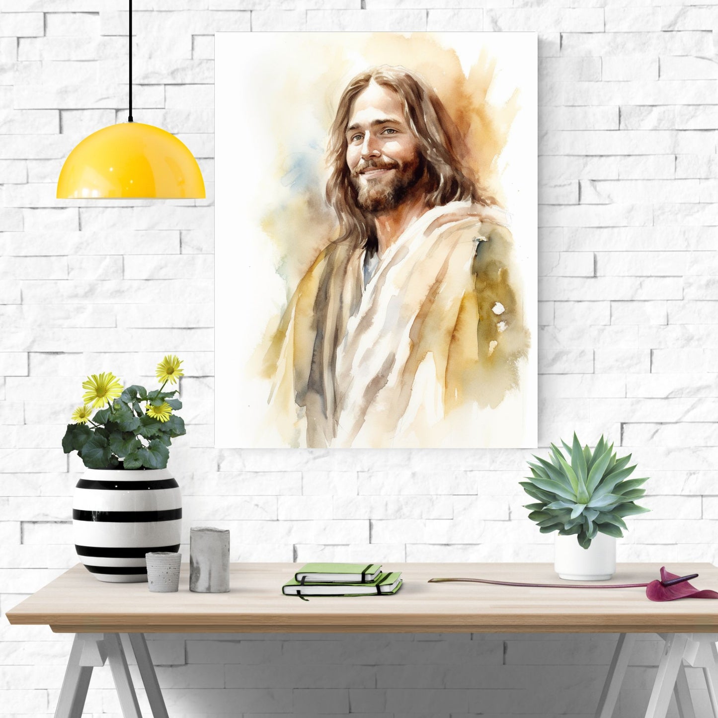 Smile Of Grace | Watercolor Style | Fine Art Print
