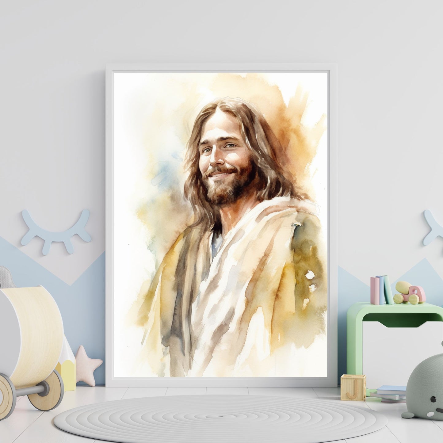 Smile Of Grace | Watercolor Style | Fine Art Print