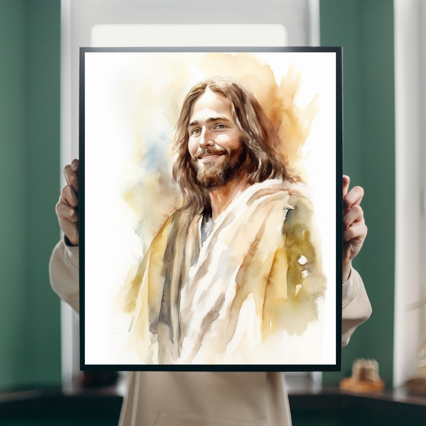 Smile Of Grace | Watercolor Style | Fine Art Print