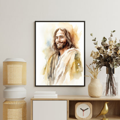 Smile Of Grace | Watercolor Style | Fine Art Print