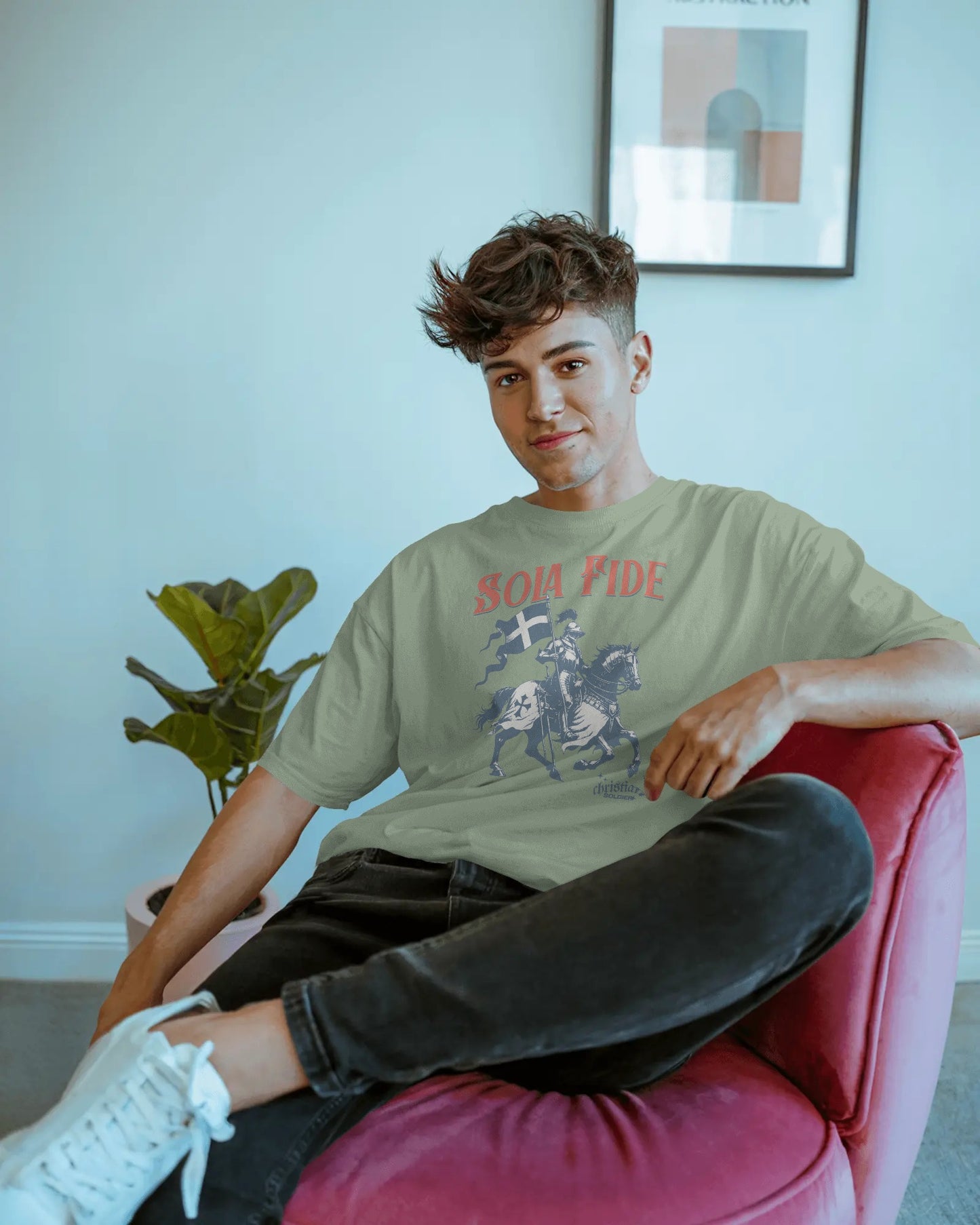 Sola Fide - By Faith Alone - Protestant Christian T-Shirt