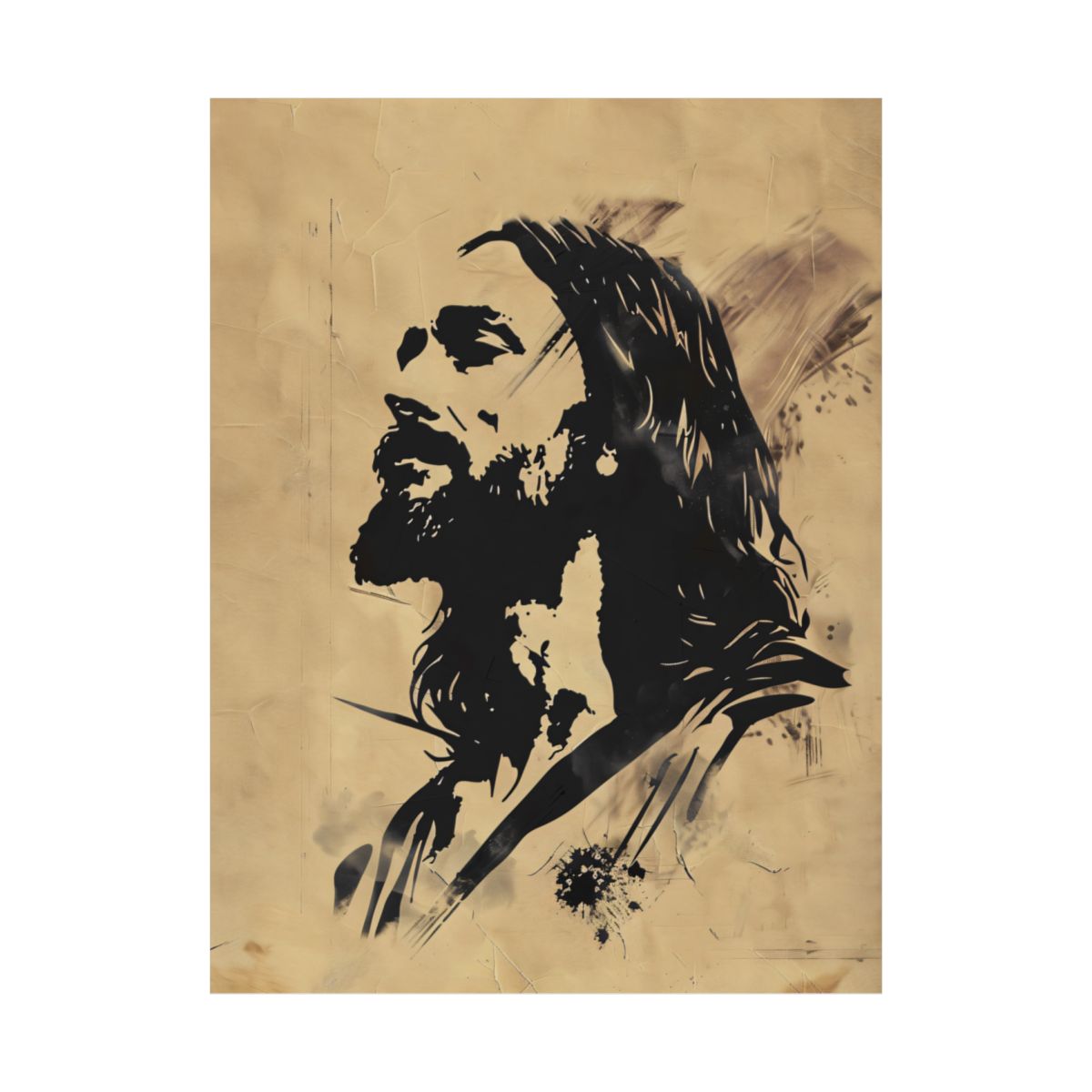 “Son Of David” – Minimalist Modern Art Jesus Print
