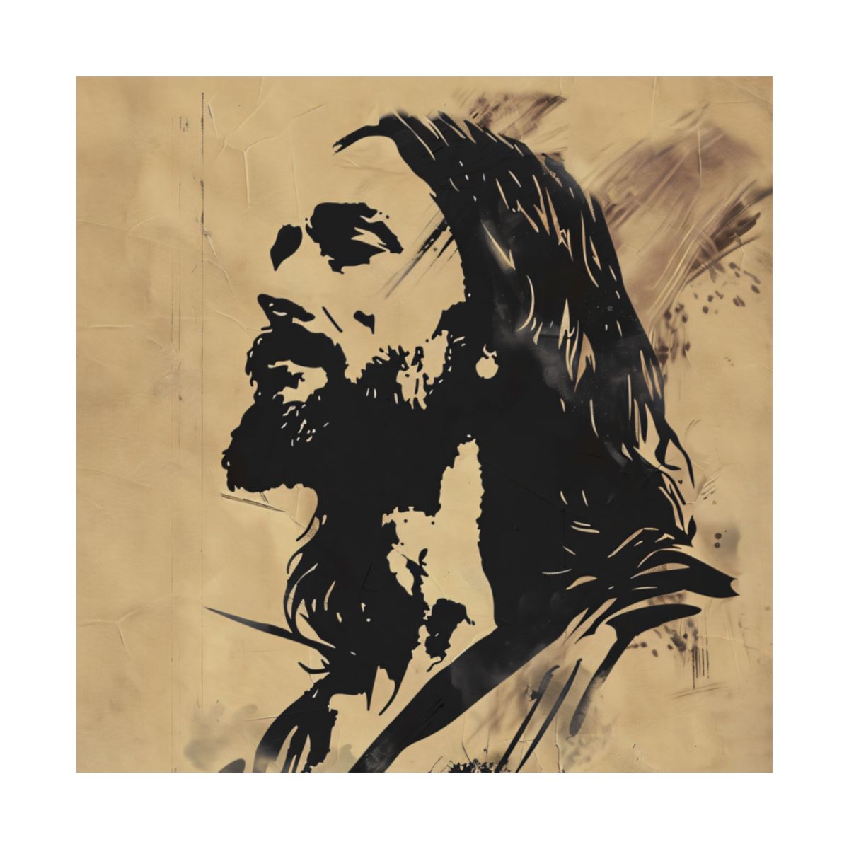 “Son Of David” – Minimalist Modern Art Jesus Print