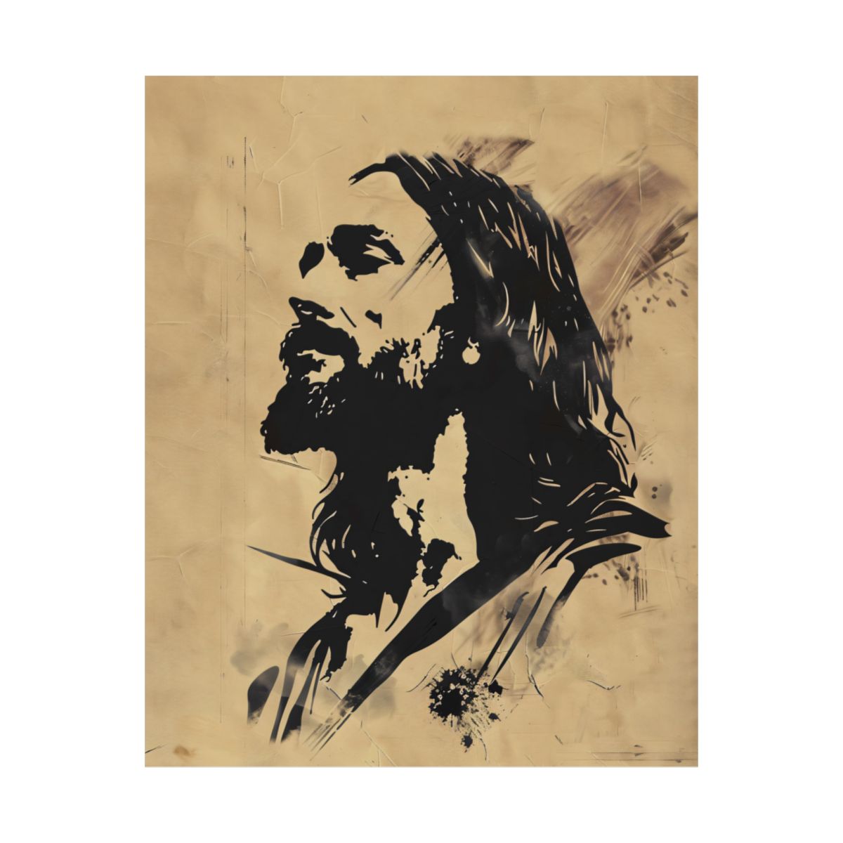 “Son Of David” – Minimalist Modern Art Jesus Print