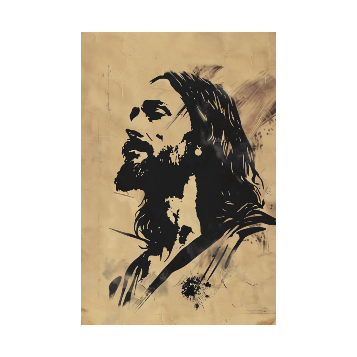 “Son Of David” – Minimalist Modern Art Jesus Print