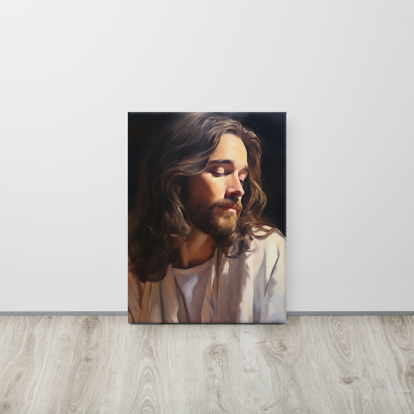 “Jesus The Son Of Man” – Christian Art Canvas Print