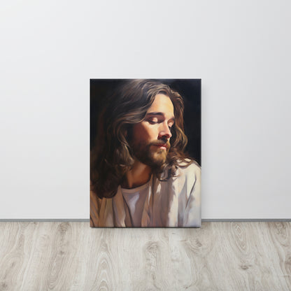 “Jesus The Son Of Man” – Christian Art Canvas Print