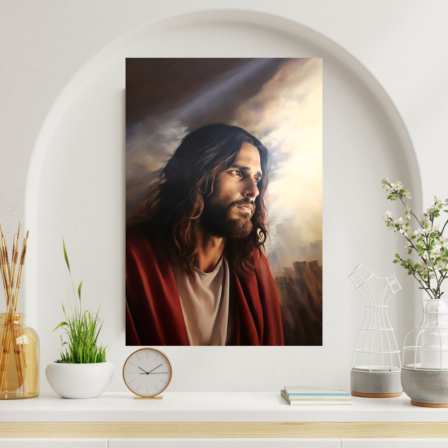 Strong Savior | Realistic Style | Fine Art Print