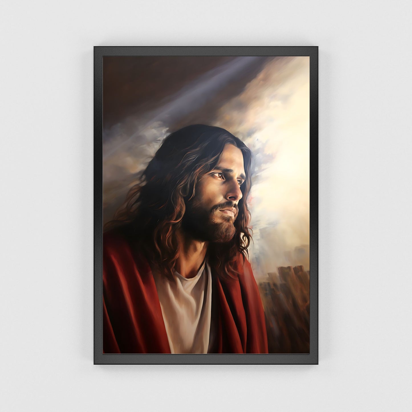 Strong Savior | Realistic Style | Fine Art Print