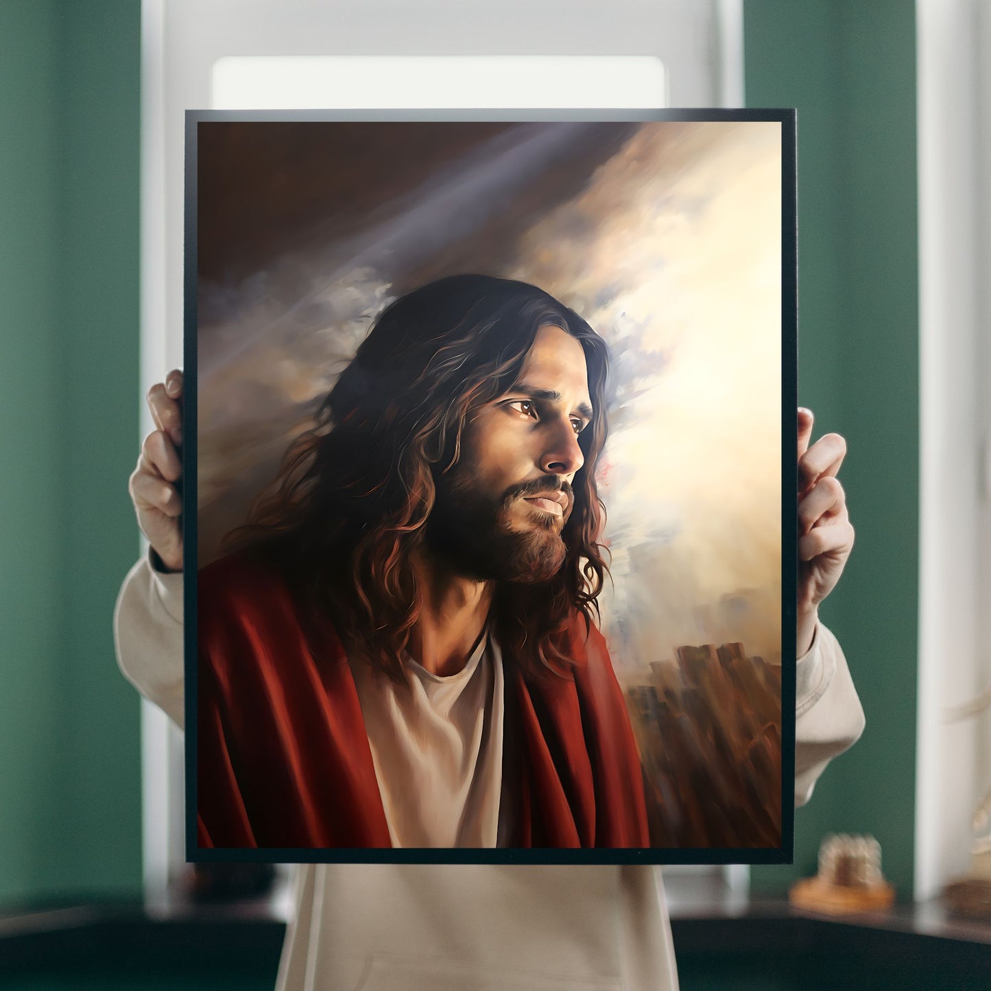 Strong Savior | Realistic Style | Fine Art Print
