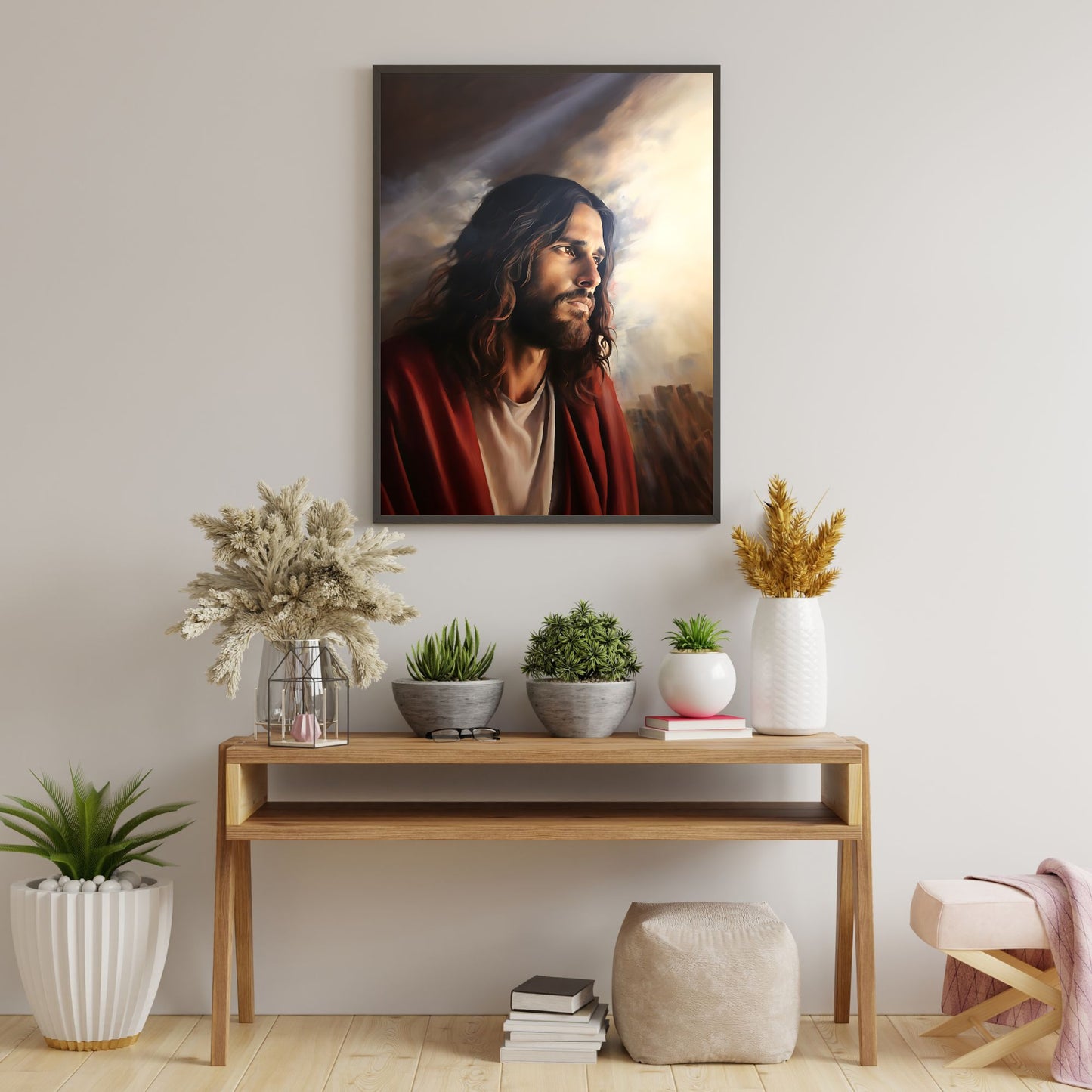 Strong Savior | Realistic Style | Fine Art Print