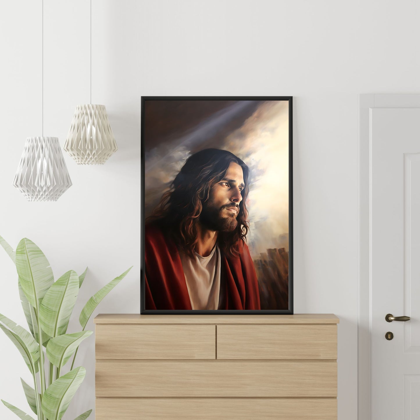 Strong Savior | Realistic Style | Fine Art Print