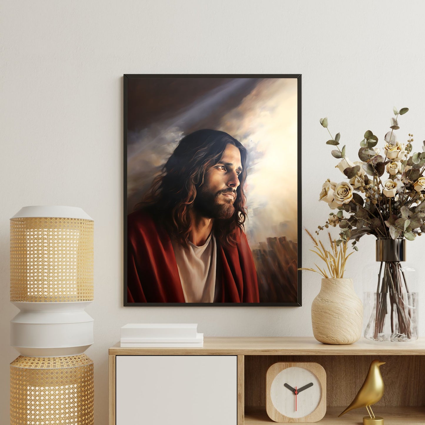 Strong Savior | Realistic Style | Fine Art Print