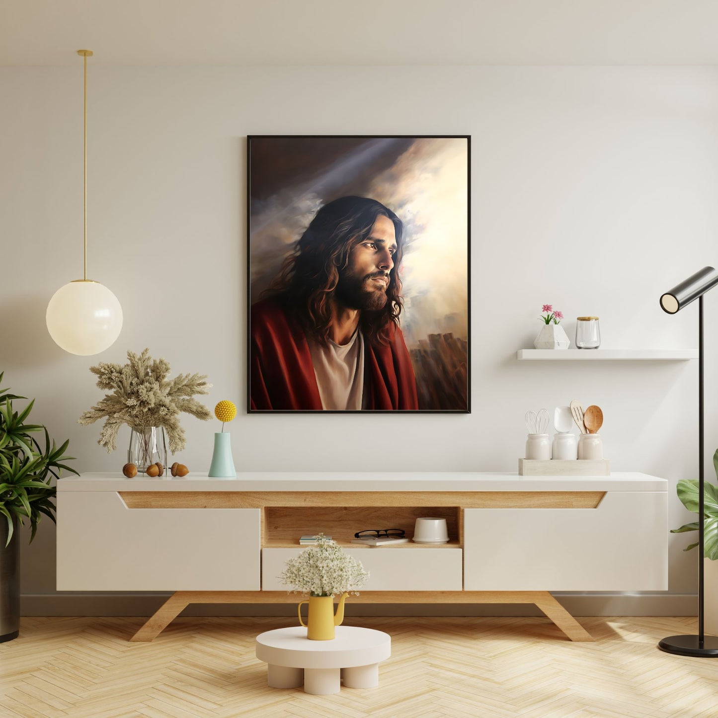 Strong Savior | Realistic Style | Fine Art Print