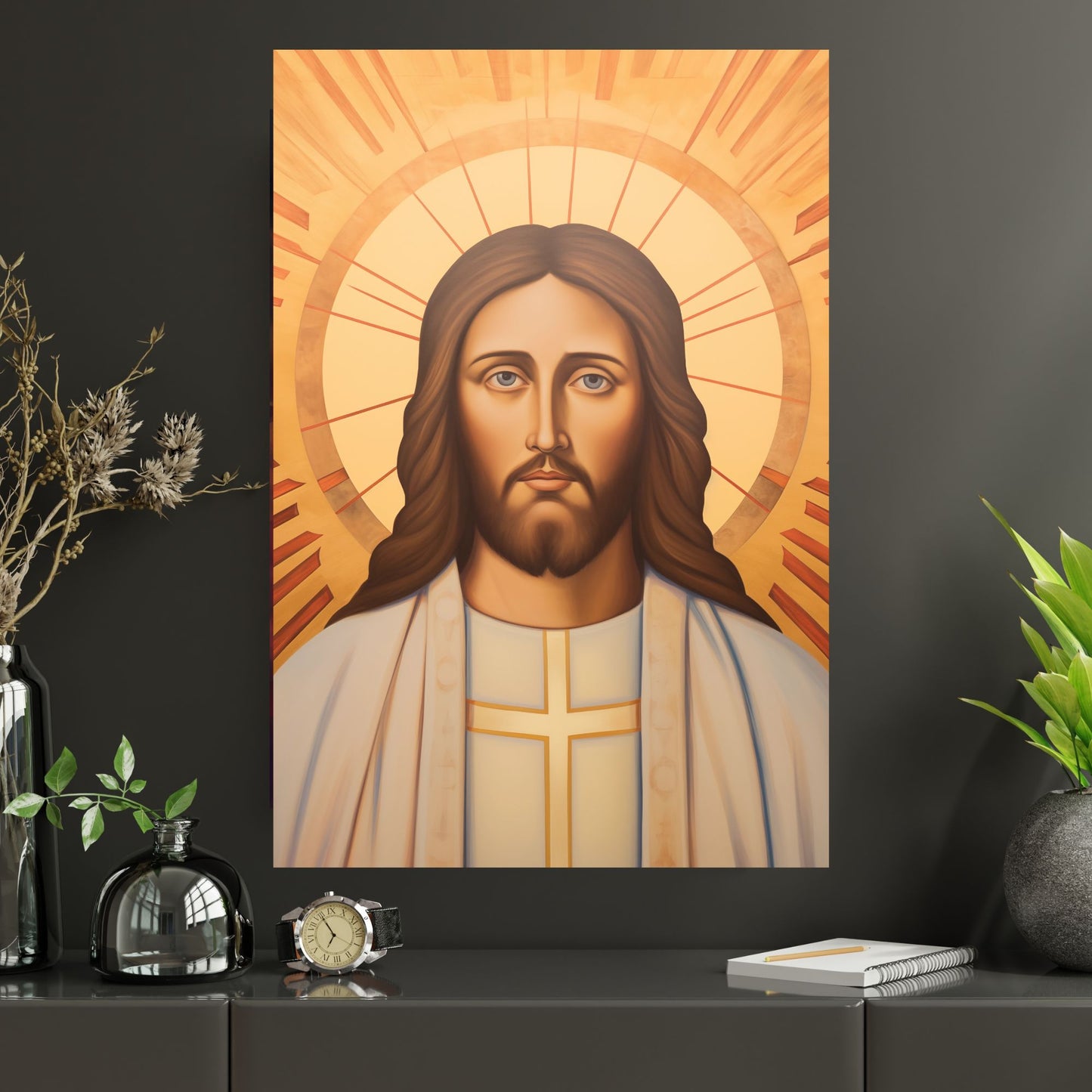 The Glory Of Christ | Art Deco Style | Fine Art Print