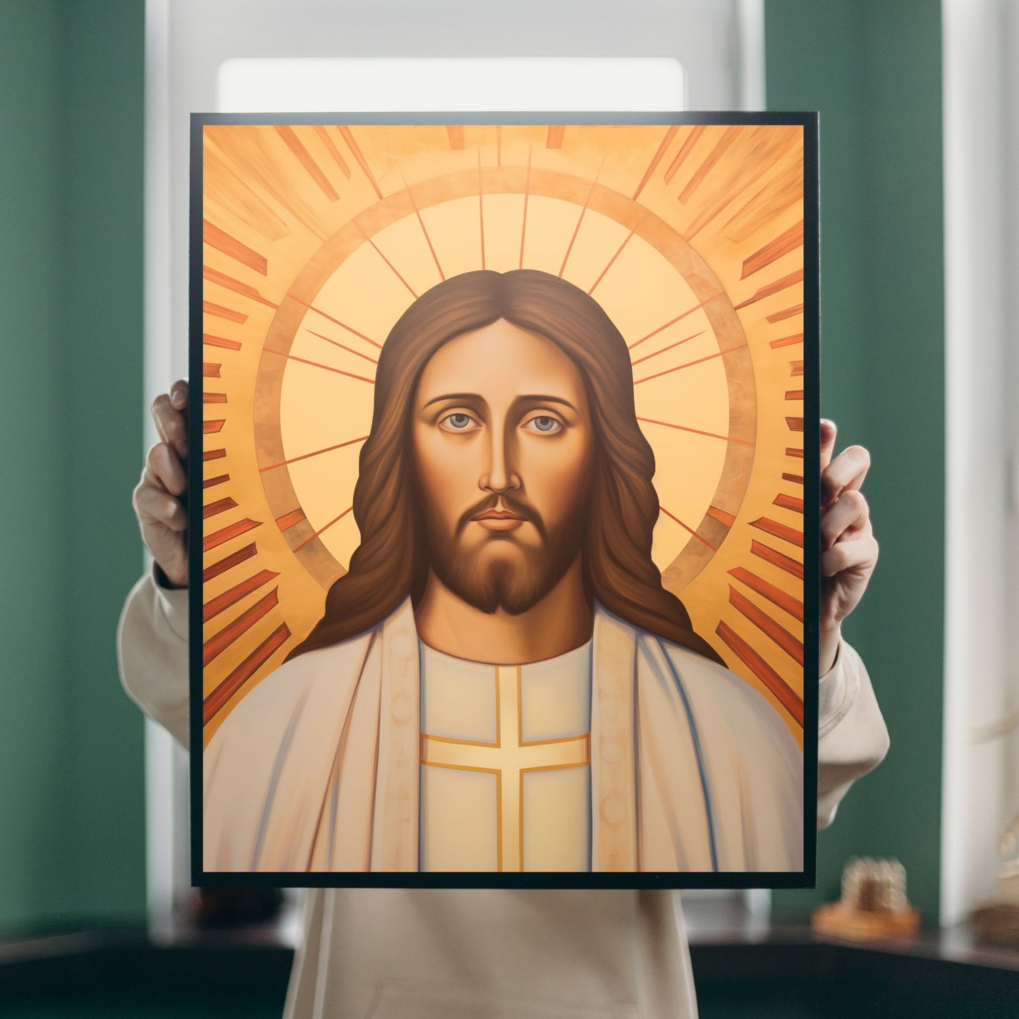 The Glory Of Christ | Art Deco Style | Fine Art Print