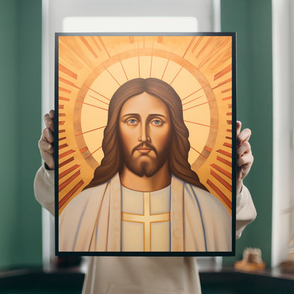 The Glory Of Christ | Art Deco Style | Fine Art Print