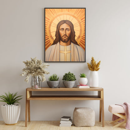 The Glory Of Christ | Art Deco Style | Fine Art Print
