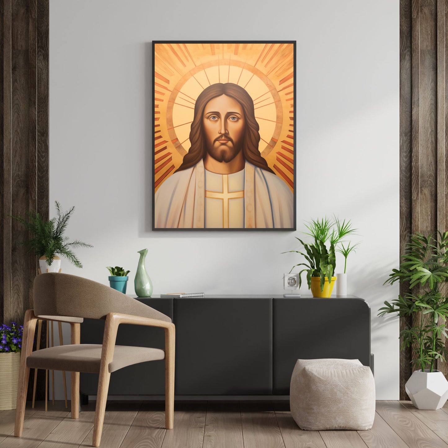 The Glory Of Christ | Art Deco Style | Fine Art Print