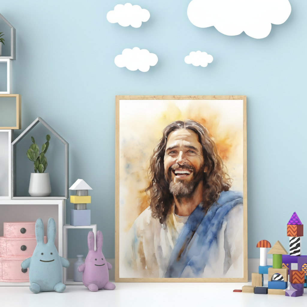 The Good News Of Jesus | Watercolor Style | Fine Art Print