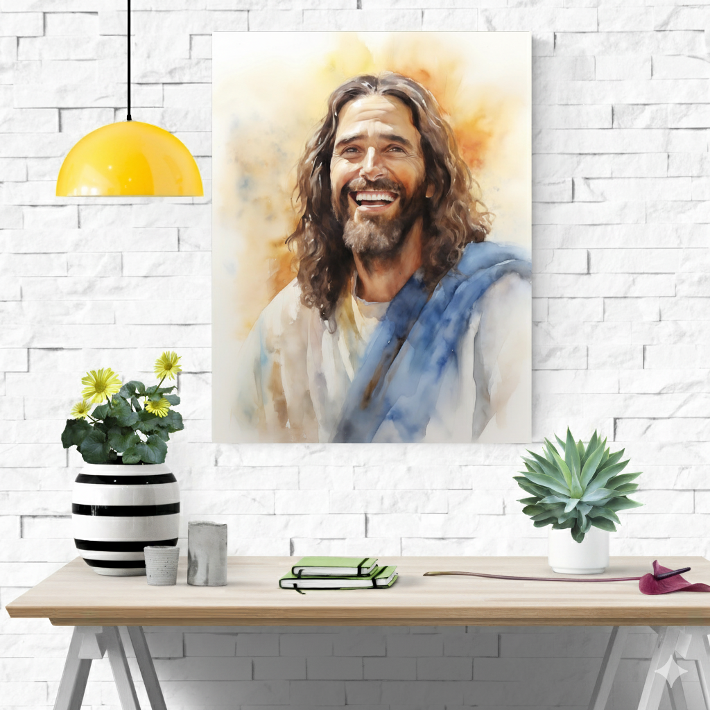 The Good News Of Jesus | Watercolor Style | Fine Art Print