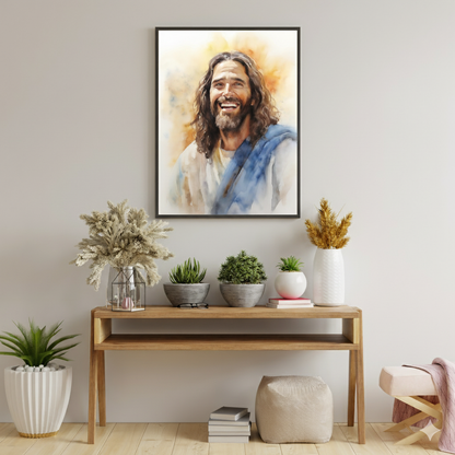 The Good News Of Jesus | Watercolor Style | Fine Art Print
