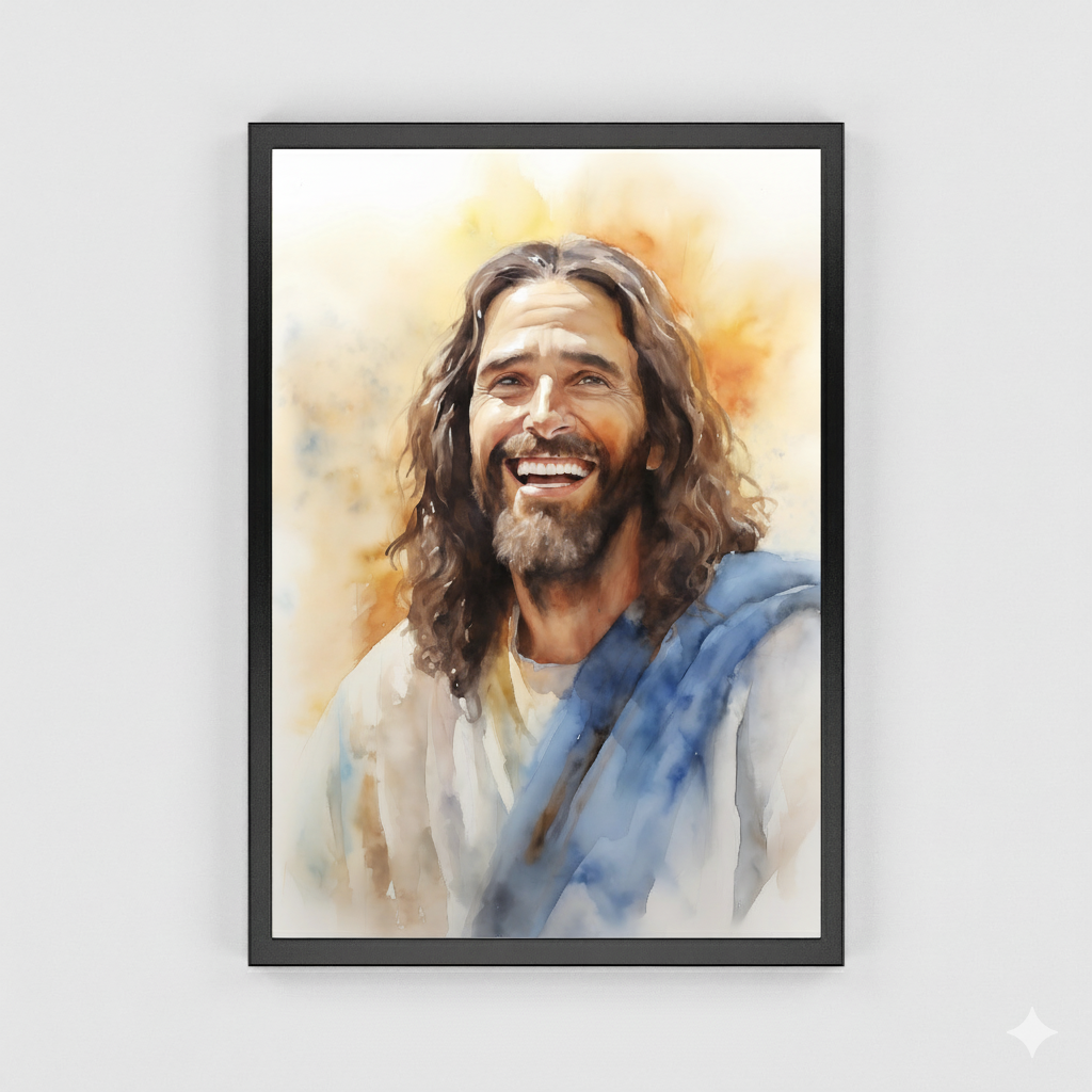 The Good News Of Jesus | Watercolor Style | Fine Art Print