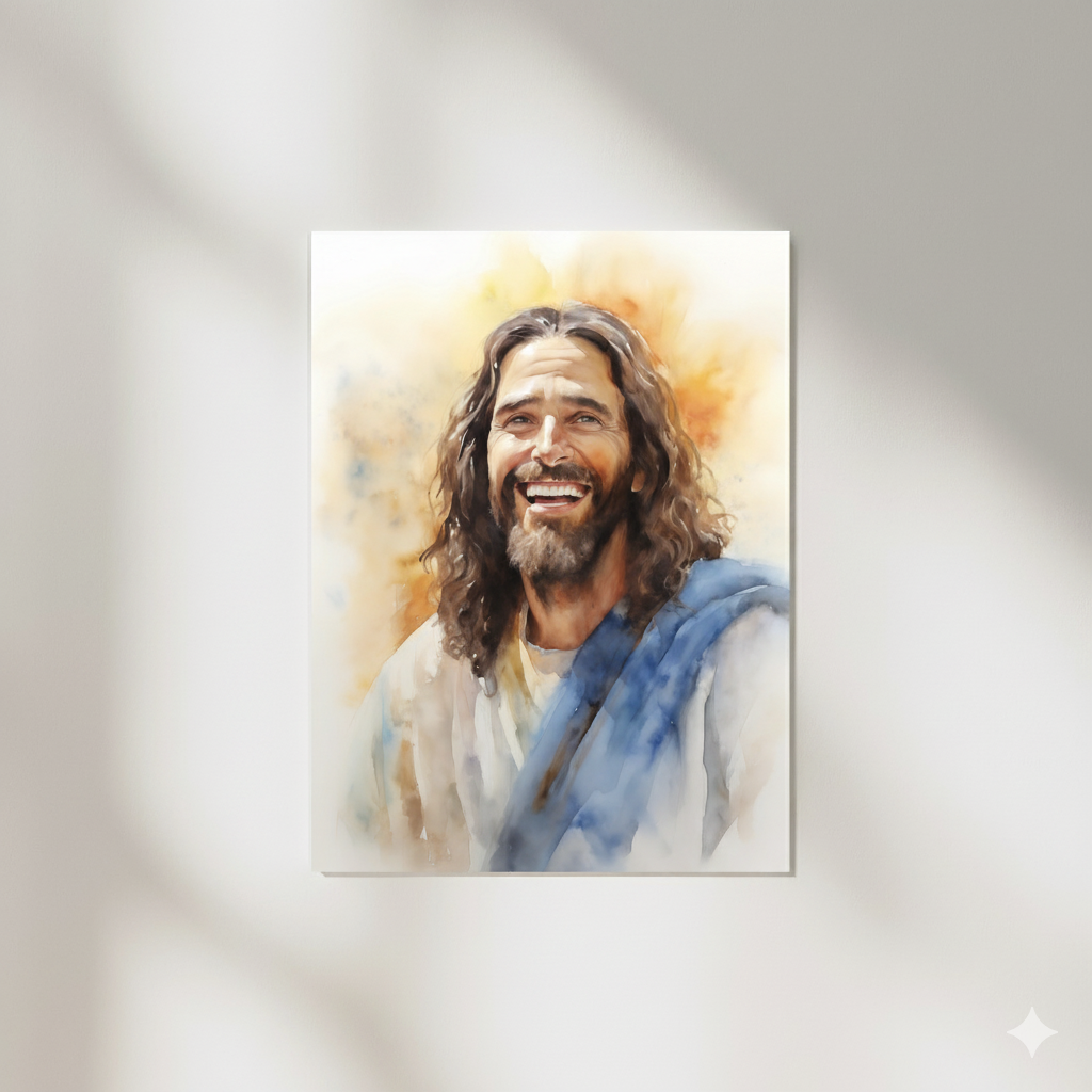 The Good News Of Jesus | Watercolor Style | Fine Art Print