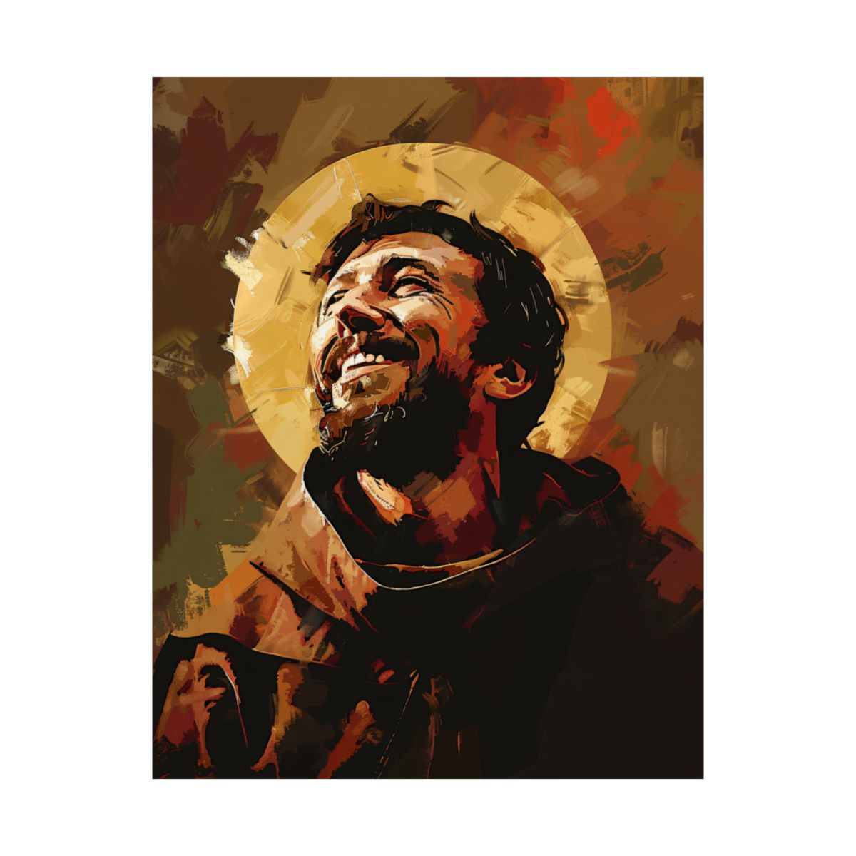 “The Joy of Saint Francis” – Catholic Art Print
