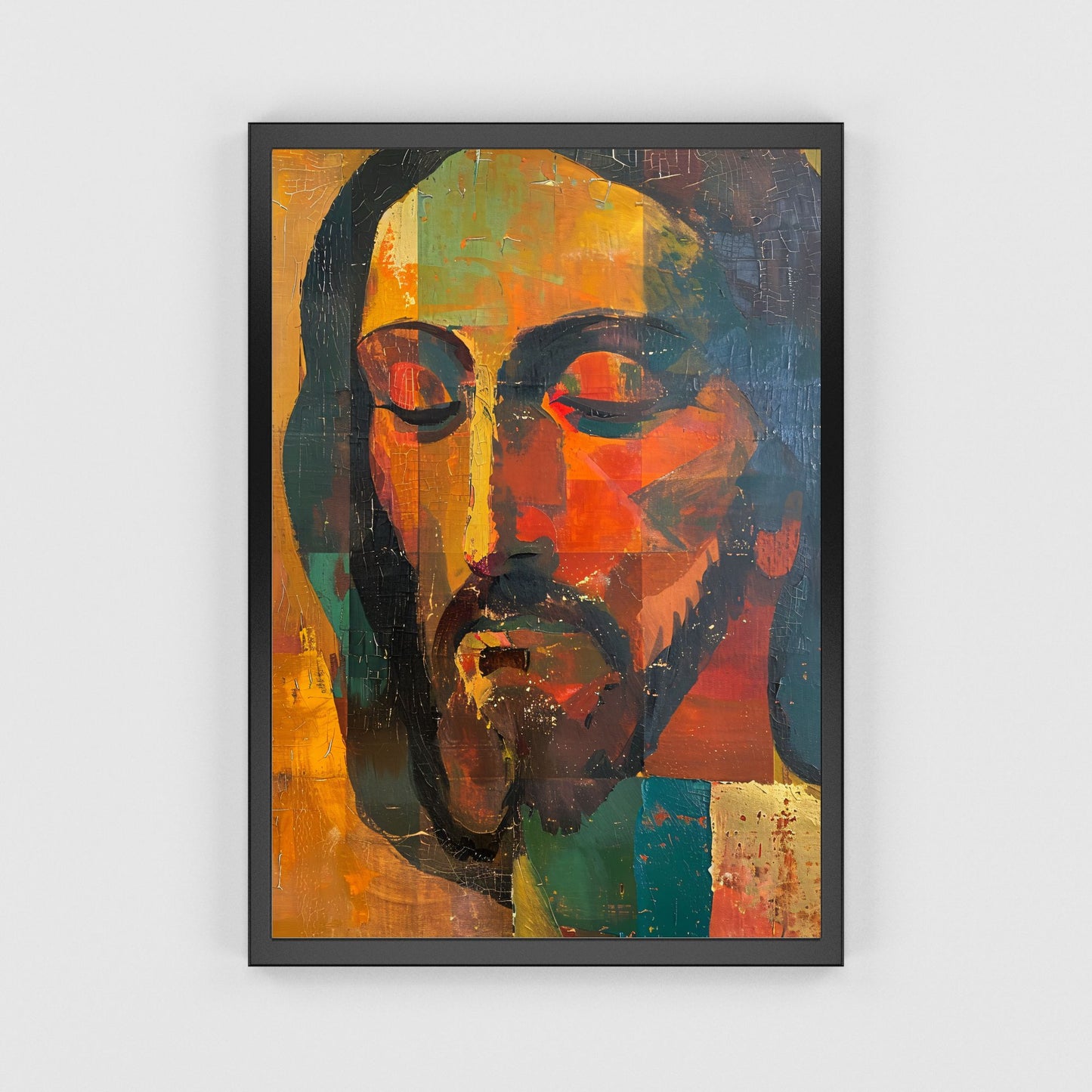 The Silent Christ | Midcentury Style | Fine Art Print