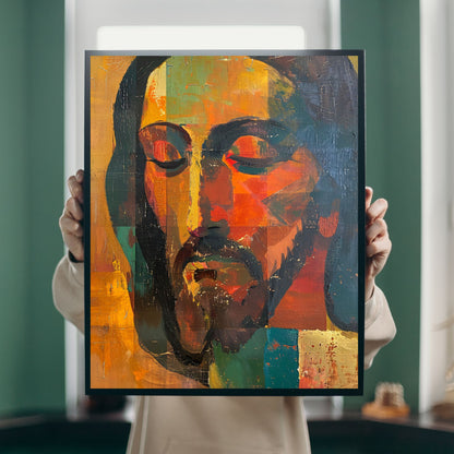 The Silent Christ | Midcentury Style | Fine Art Print