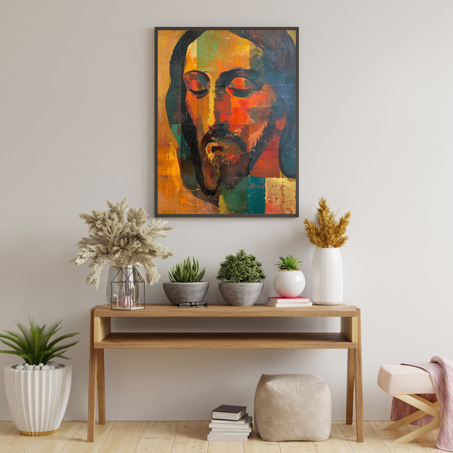 The Silent Christ | Midcentury Style | Fine Art Print