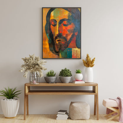 The Silent Christ | Midcentury Style | Fine Art Print