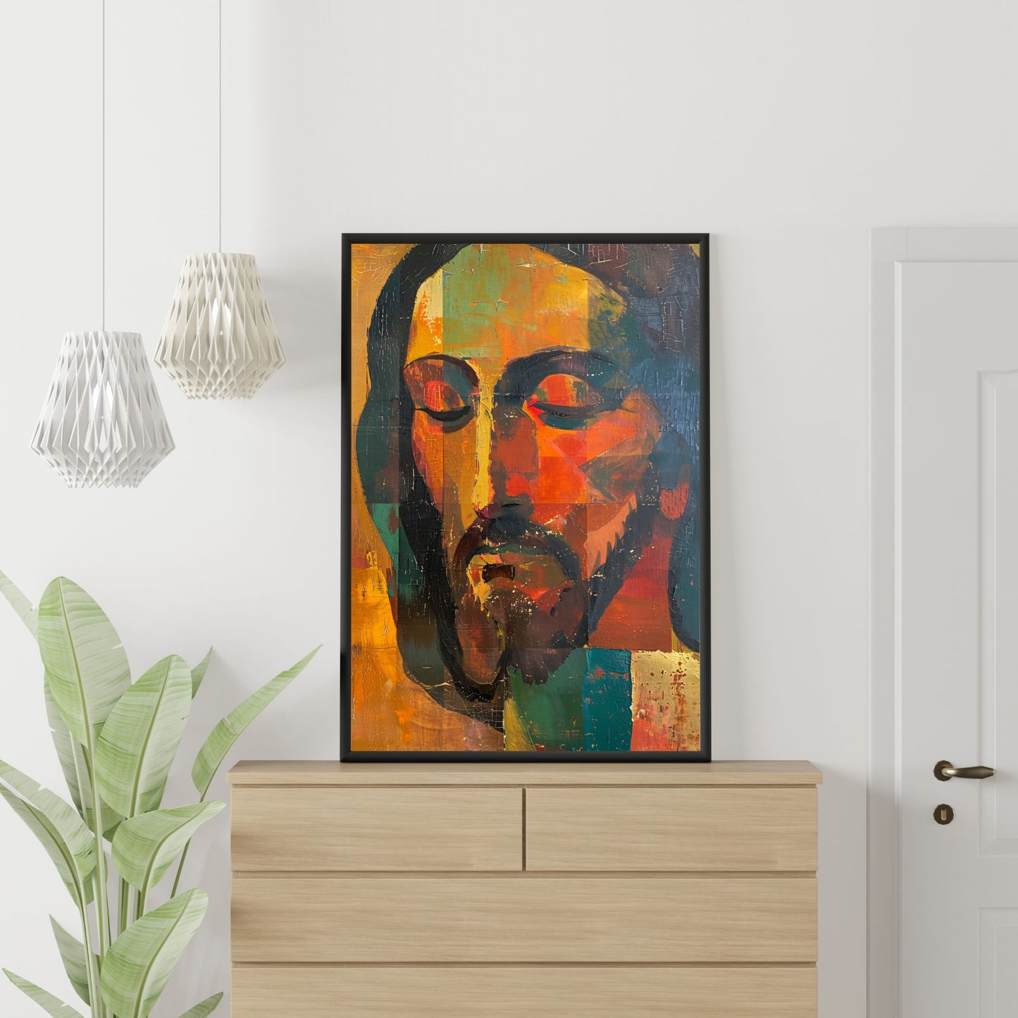 The Silent Christ | Midcentury Style | Fine Art Print