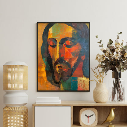 The Silent Christ | Midcentury Style | Fine Art Print