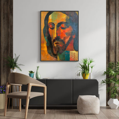The Silent Christ | Midcentury Style | Fine Art Print