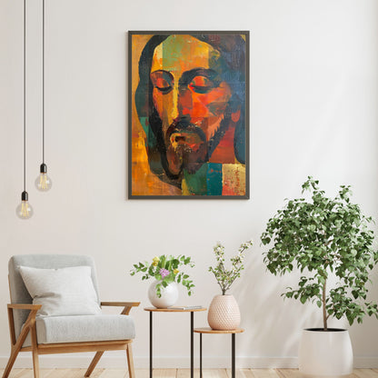 The Silent Christ | Midcentury Style | Fine Art Print