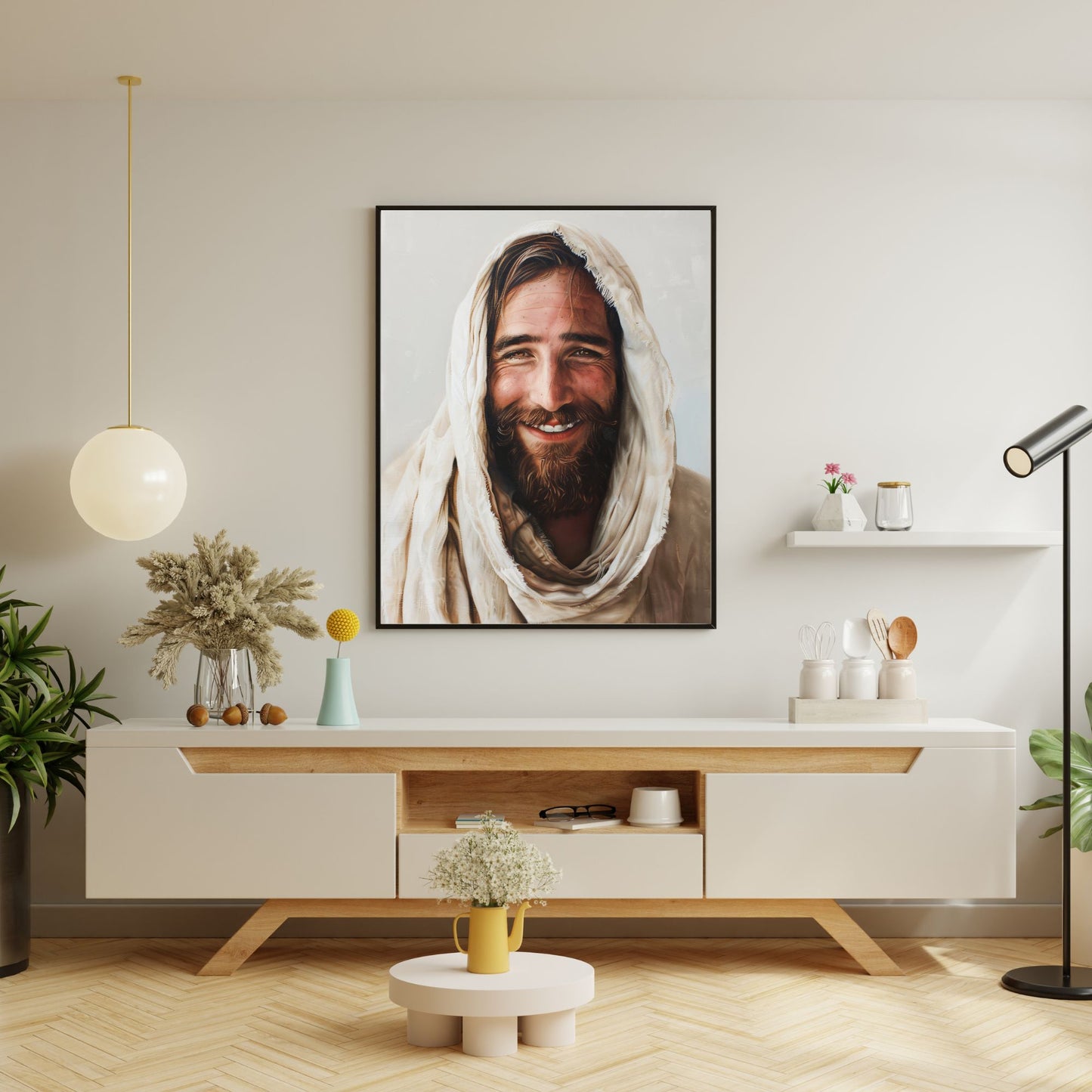 The Teacher's Smile | Realistic Style | Fine Art Print