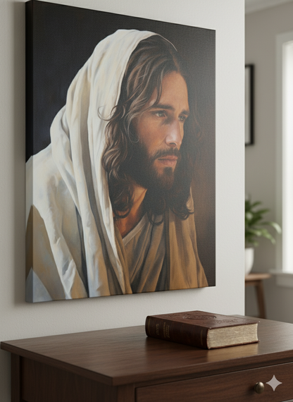 Yeshua The Messiah | Classical & Elegant | Christian Canvas Wall Art