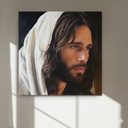 Yeshua The Messiah | Classical & Elegant | Christian Canvas Wall Art