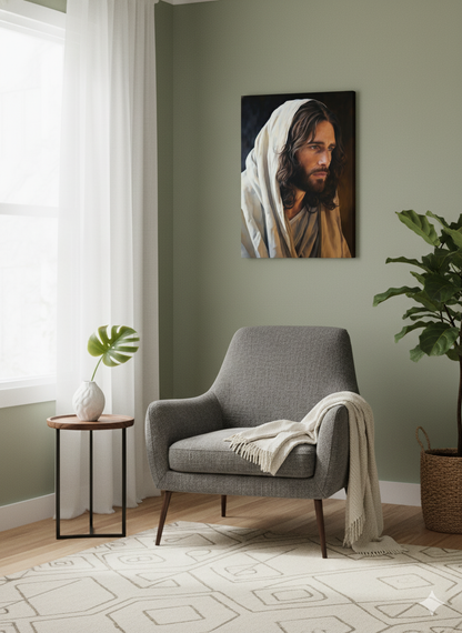 Yeshua The Messiah | Classical & Elegant | Christian Canvas Wall Art